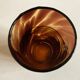 Blown glass vase tortoiseshell 1974