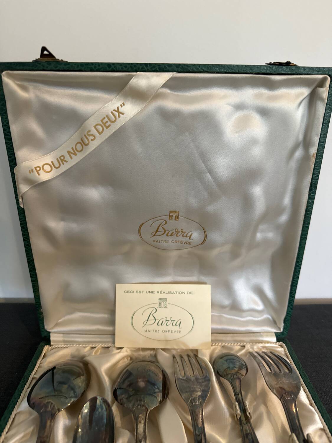 Cutlery set “For the two of us” BARRA master goldsmith