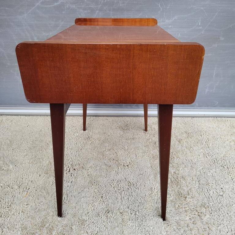 Scandinavian console dressing table desk with drop-down top