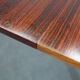 1960s Danish extendable palisander dining table, 4 leaves, restored