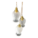 Cascade suspension with 3 tulip globes - unique creation