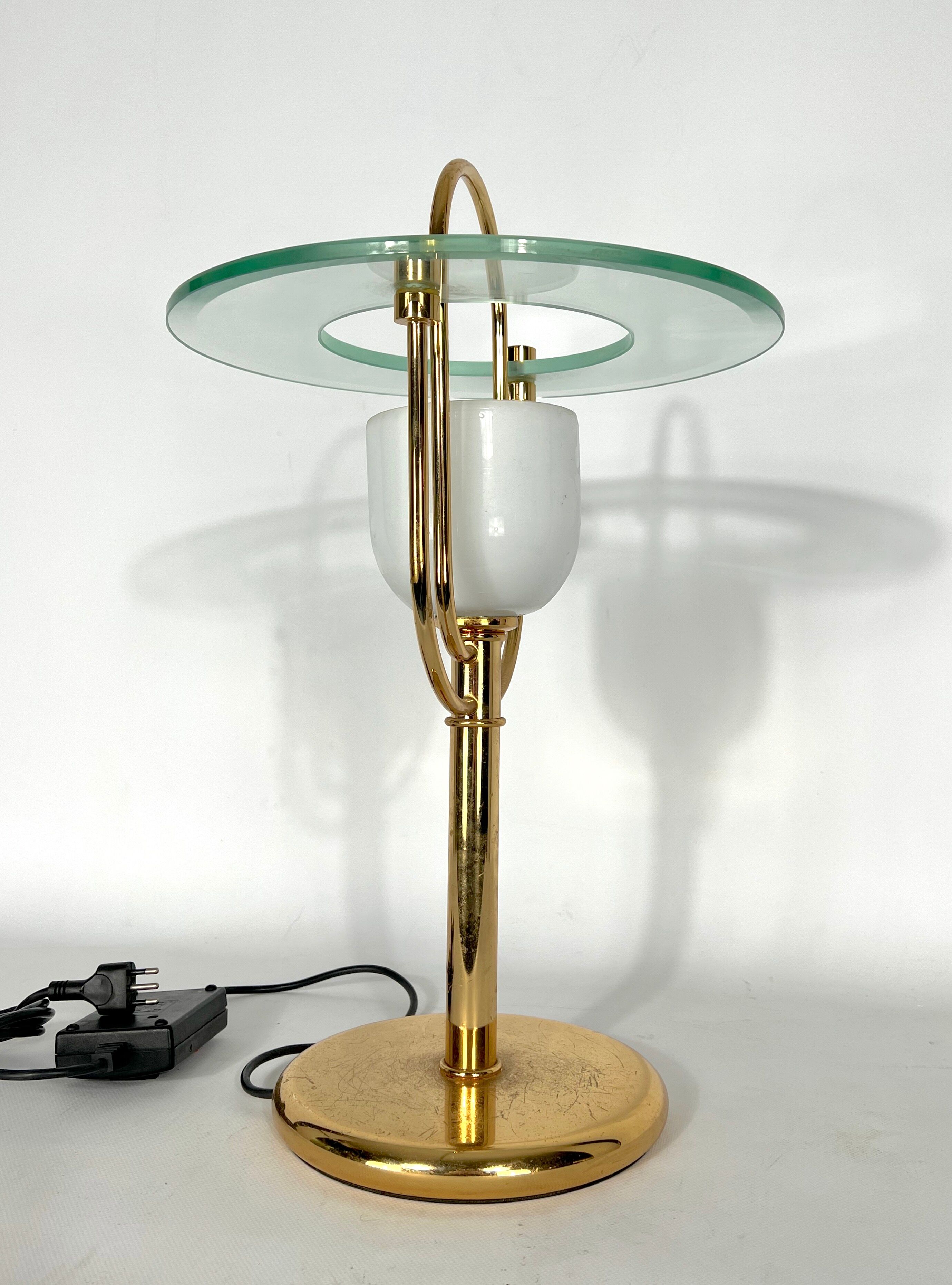 Vintage Fontana Arte style table lamp from 70s
