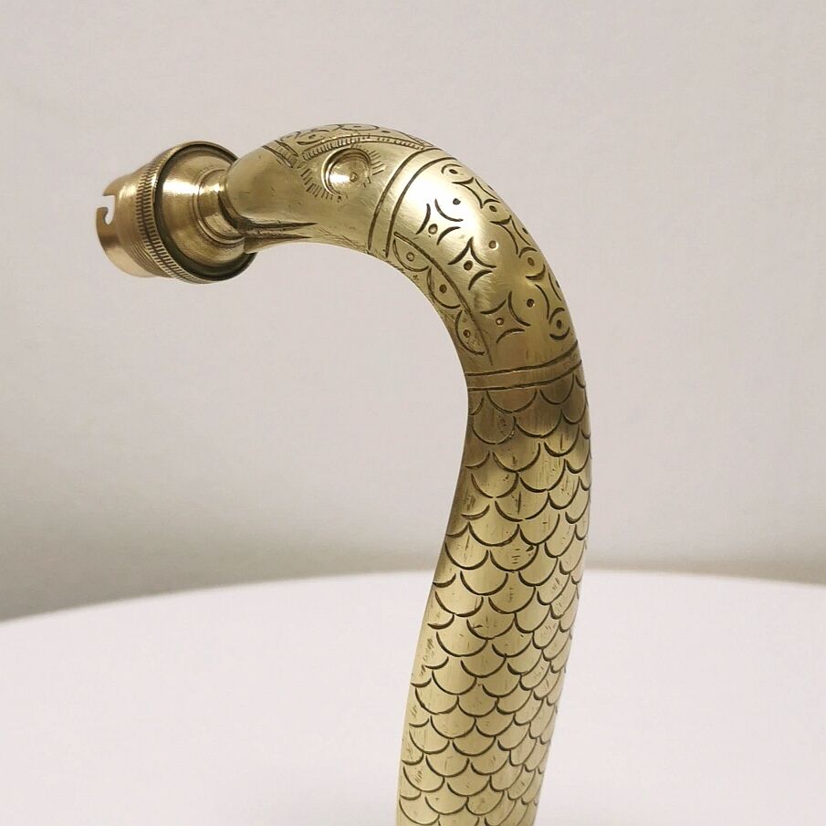 Bronze cobra lamp, 1950