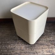 Componibili Caisson 4970 Castelli for Kartell 1969 white Space Aage 1969