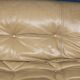Italian 20thc beige "soriana" leather sofa by tobia scarpa for cassina
