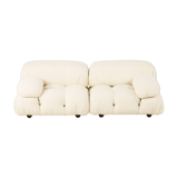 Camaleonda Sofa by Mario Bellini renovated in linen upholstery