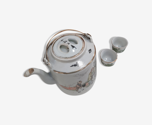 Service a thé ds thermos osier asie du sud est est années 40