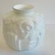 Art Deco glass paste ball vase