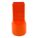 Studio Opi, vase en céramique orange de l'ère spatiale, Gabbianelli Italie ca. 1960