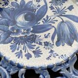 Trio d’assiettes bleues