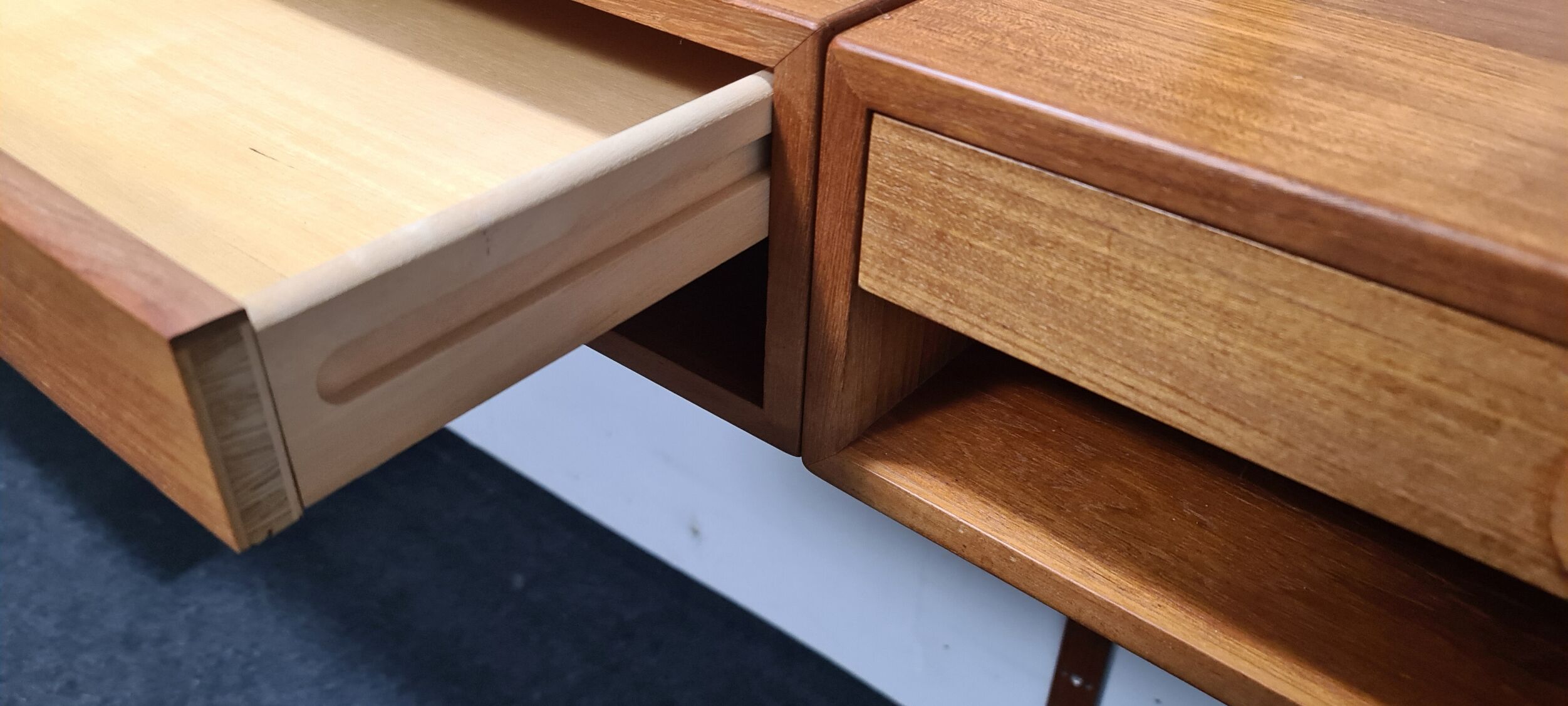 Vintage teak wall unit by HG mobel Denmark