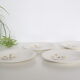 Dessert plates x4, Salins, vintage French