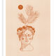 Illustration "Antique face vase" A4