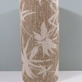 Vintage lampshade with palm leaf pattern.