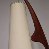 Rispal floor lamp known as "Praying Mantis" in teak, 1960