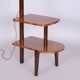 Art Deco Walnut Floor Lamp attributed to J. Halabala for Up Závody, Czech, 1930s
