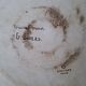 Limoges porcelain plate - signed G. Dumas - hand-painted