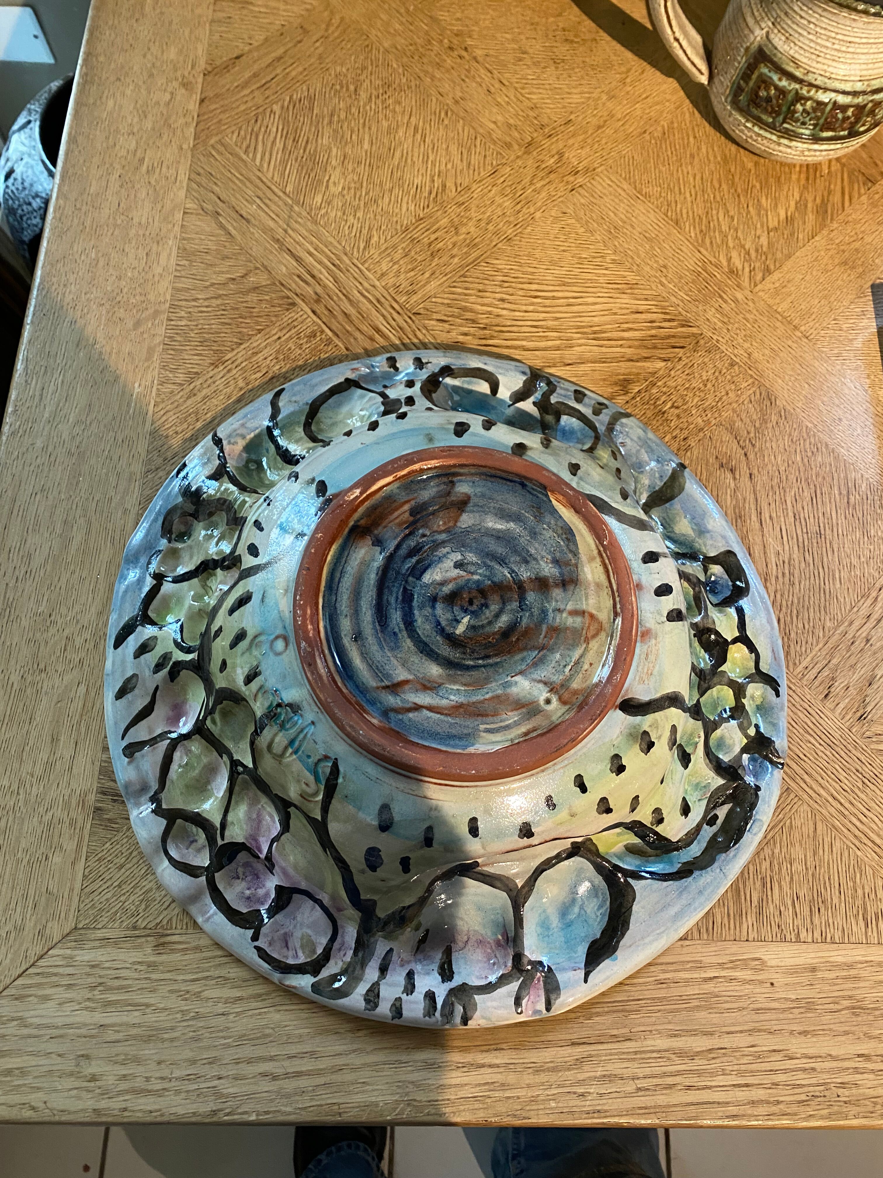 Assiette à Dessert Décorative En Porcelaine Motif éléphant Coloré 20,3