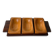 Solid wood aperitif/cocktail tray by Max Meder