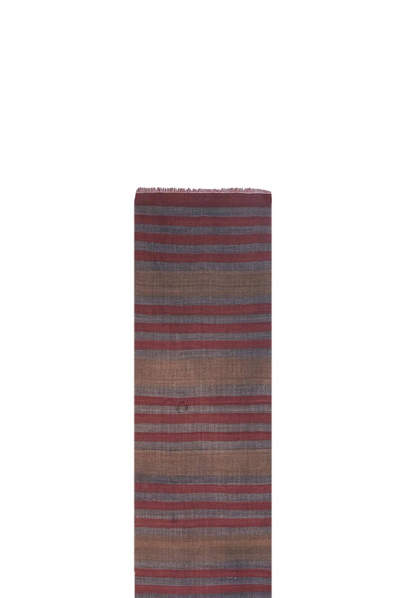 Vintage Turkish hallway rug 64x559 cm