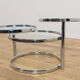 Mid-Century Chrome and Glass Coffee Table by Milo Baughman, USA, 1970s