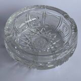 Ashtray, cut crystal pocket