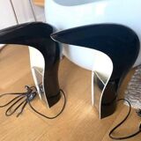 Paire lampes Pelote Cesare Casati Ponzio Lamperti luminaire vintage design Ancien mobilier