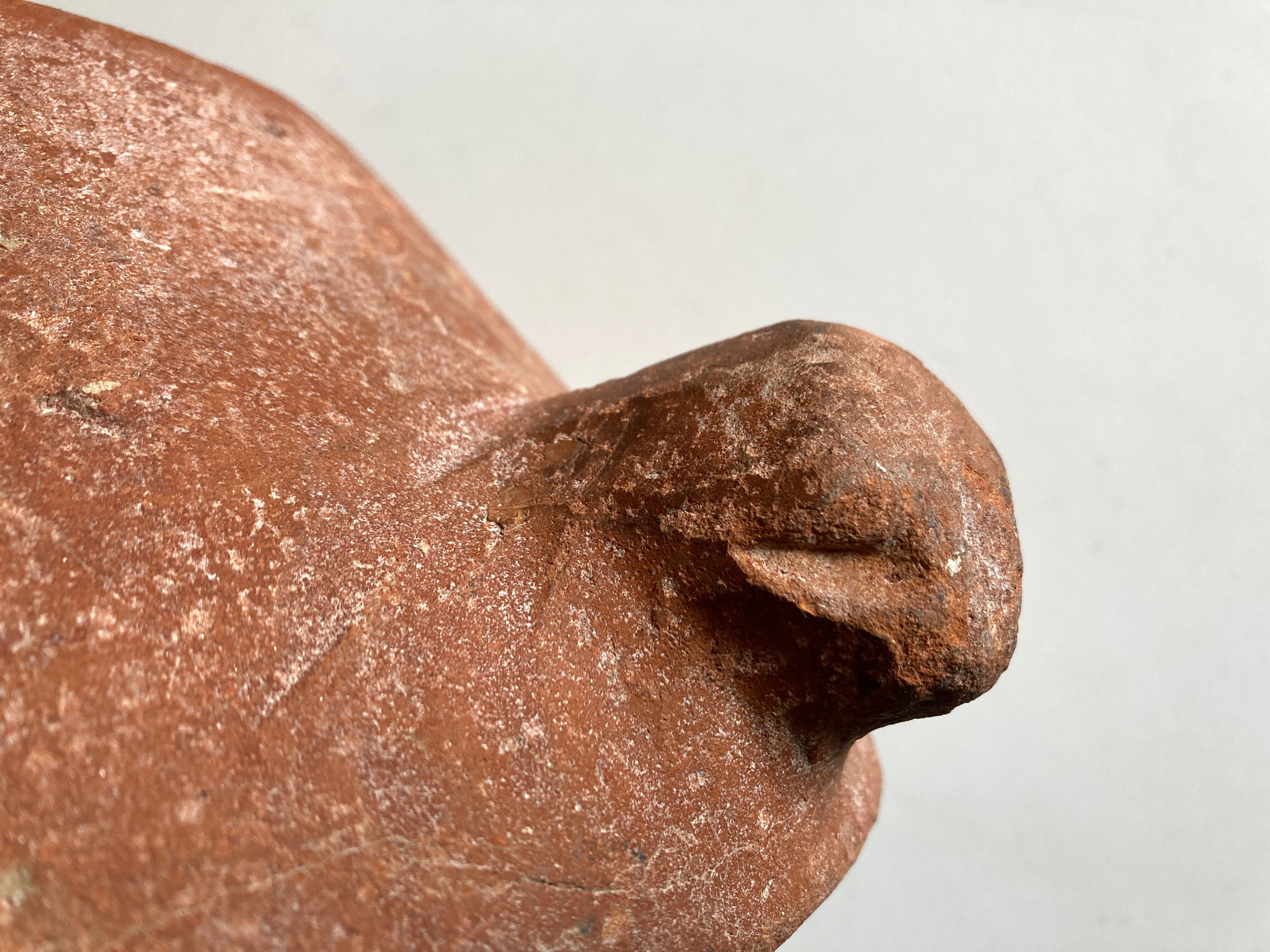 Terracotta farm vase pique flower XXL Folk Art 19th