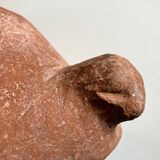 Terracotta farm vase pique flower XXL Folk Art 19th