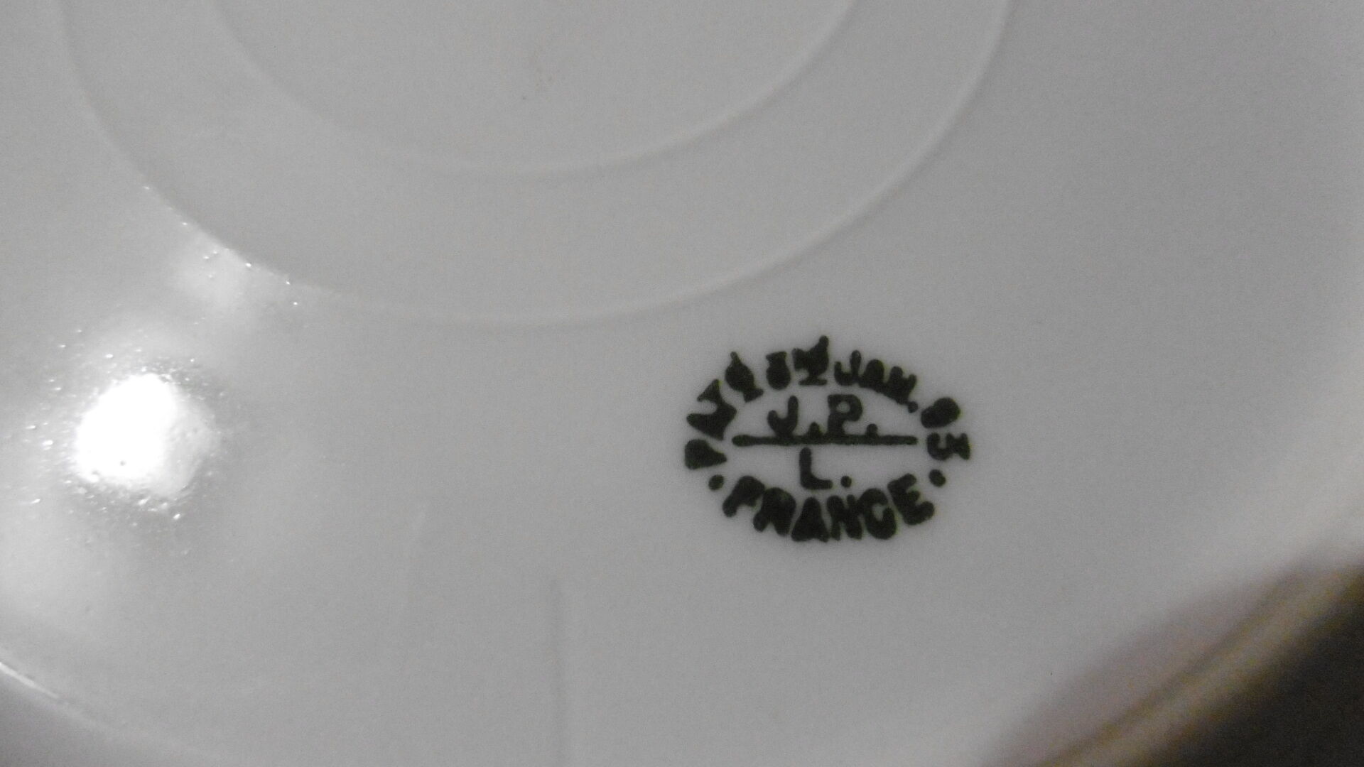 Antique porcelain plates