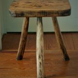 Brutalist stool, 60s-70s