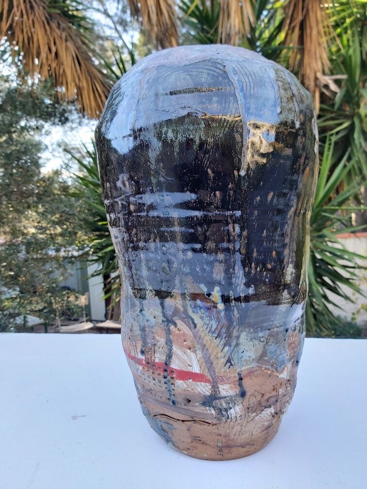 Vase Thierry Basile céramique 38 cm
