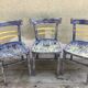 Set of 4 chairs bistro 70s vintage