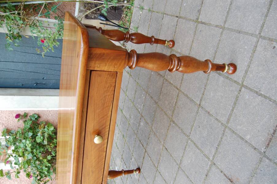 19th-century Louis Philippe walnut desk.