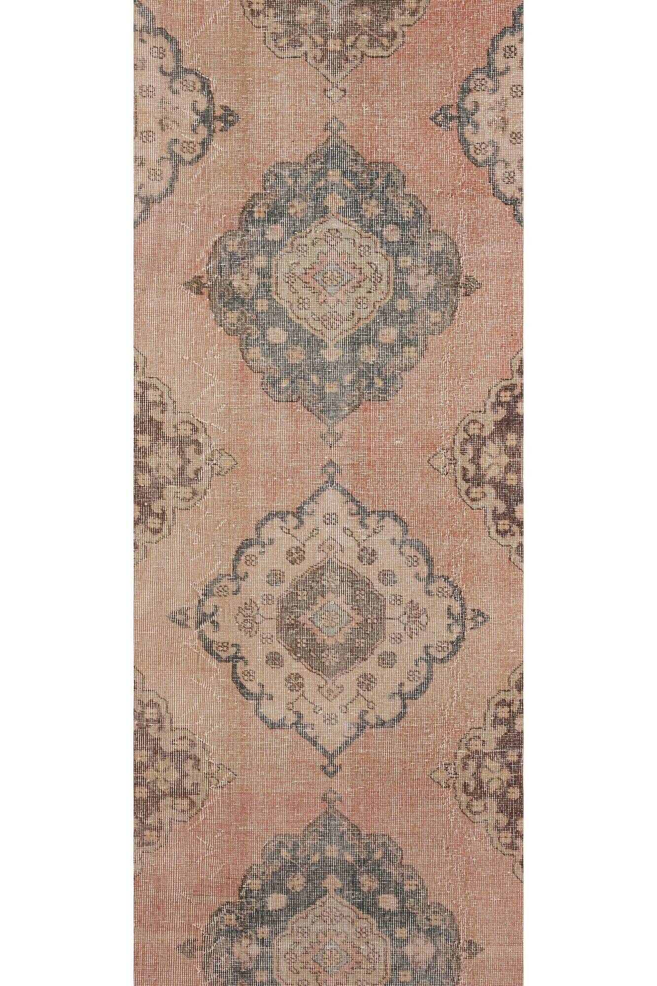 Vintage Turkish hallway rug 79x760 cm