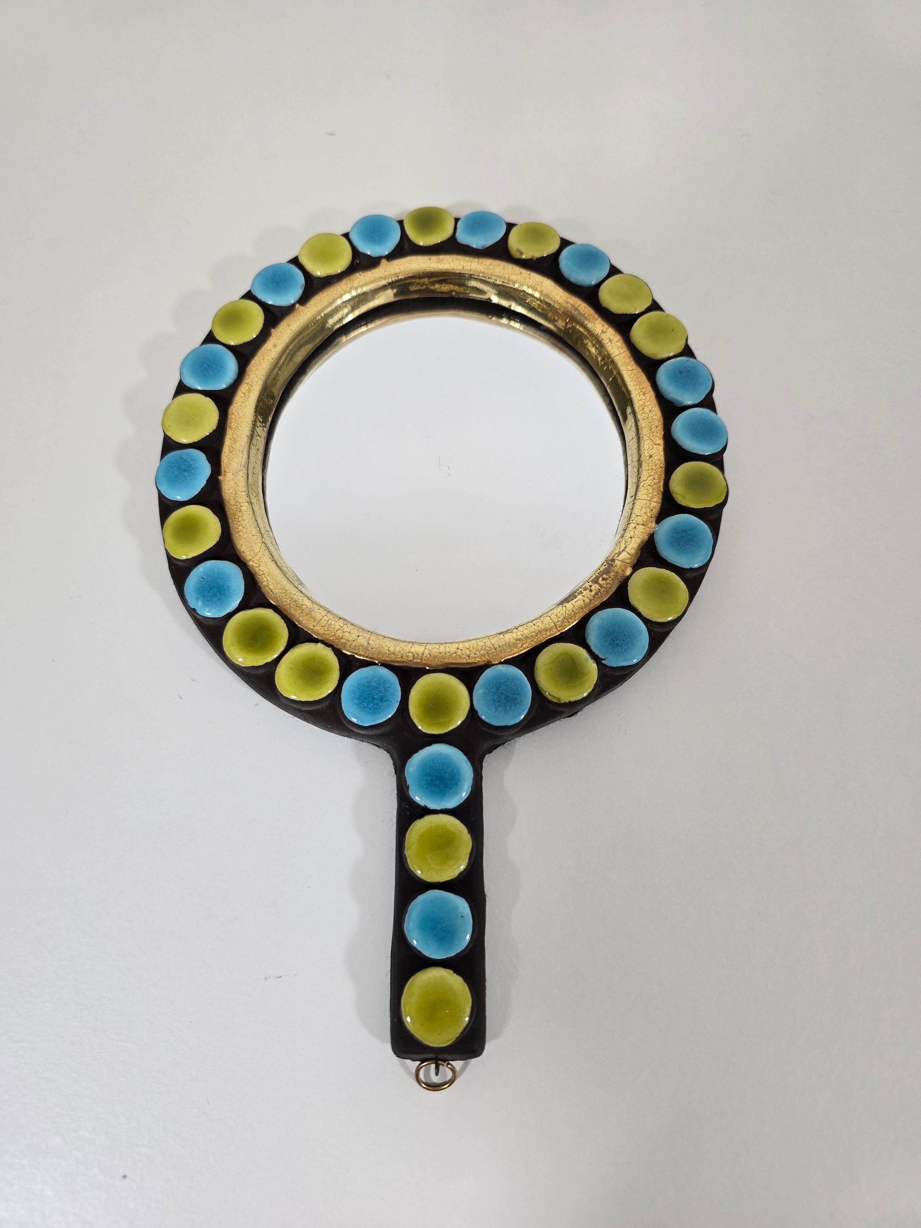 Hand mirror "Cléo" – Mithé Espelt, 1950s