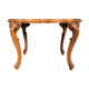 Louis XV style coffee table in beech and walnut hand-carved Circa 1870