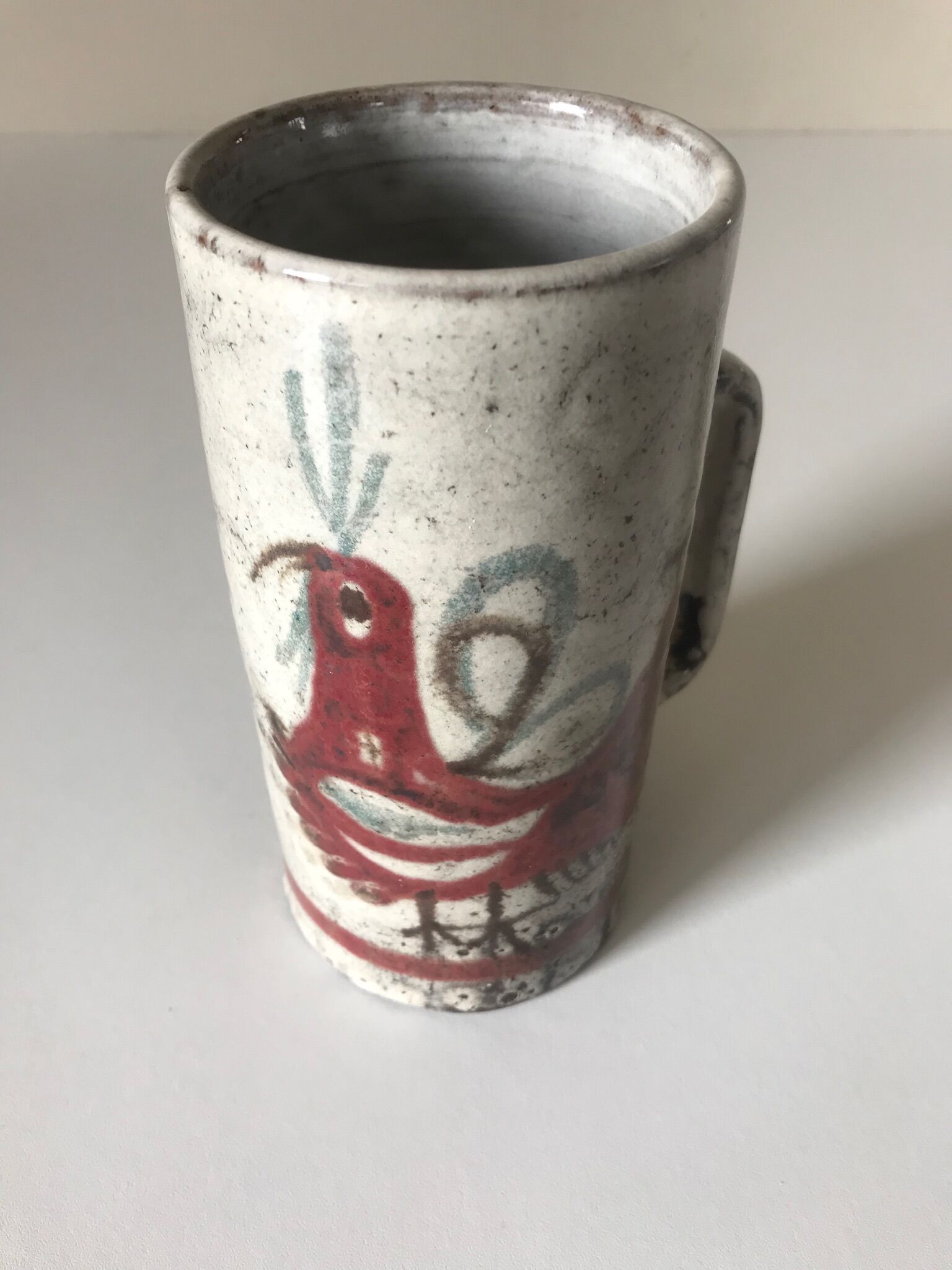 Gustave Reynaud vase the mulberry tree vintage 1960