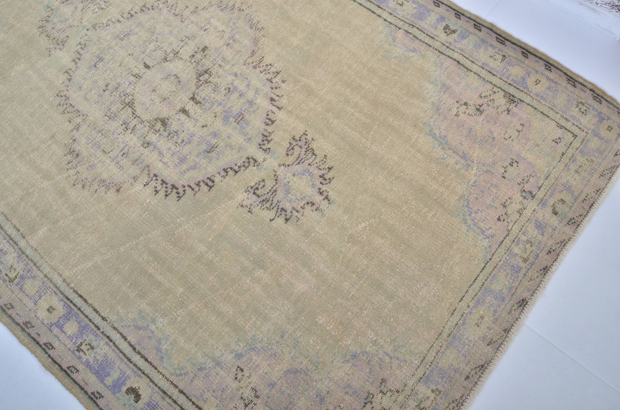 Tapis vintage turc Oushak sku 3201