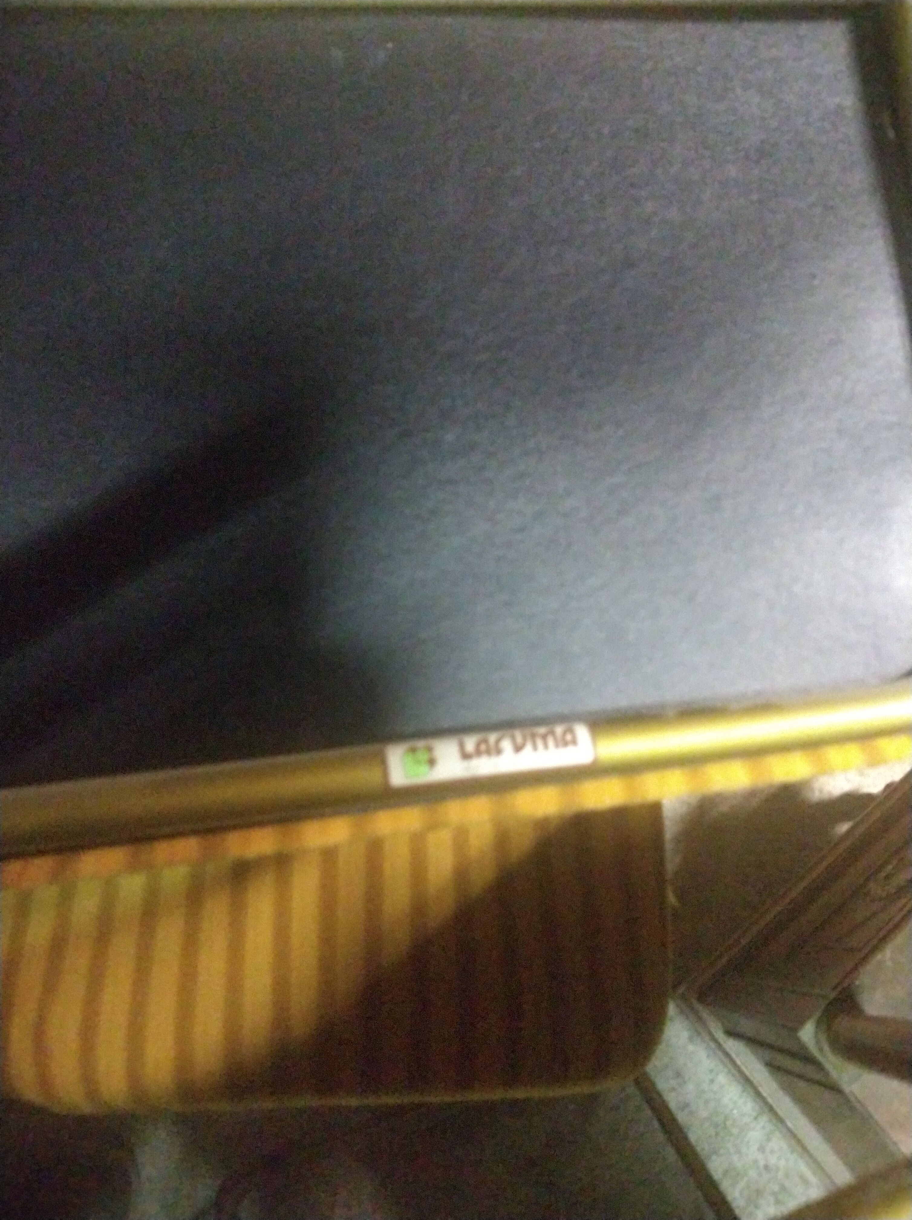 Series of 5 gilded folding Lafuma chairs circa 1960