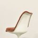 Eero Saarinen Side Chair upholstered 80s by Knoll