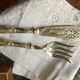 Silver fish cutlery 19th century