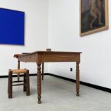 Walnut silk table 1900