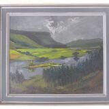 Oil s/canvas: J. de WIT, " Landscape "
