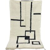 Berber rug beni mrirt medium size 100 x 200 cm