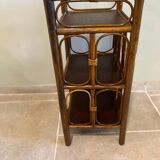 Rattan shelf