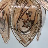 Vintage elegant vintage lotus pendant lamp with a warm glow!