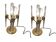 Italian Brass Crystal Table Lamps 1970’s