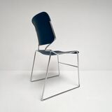 Chaise empilable Matrix Krueger par Thomas Tolleson, années 1970