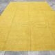 Vintage Mustard Yellow Kilim Rug,Large Turkish Woven Wool Carpet,302x410 Cm